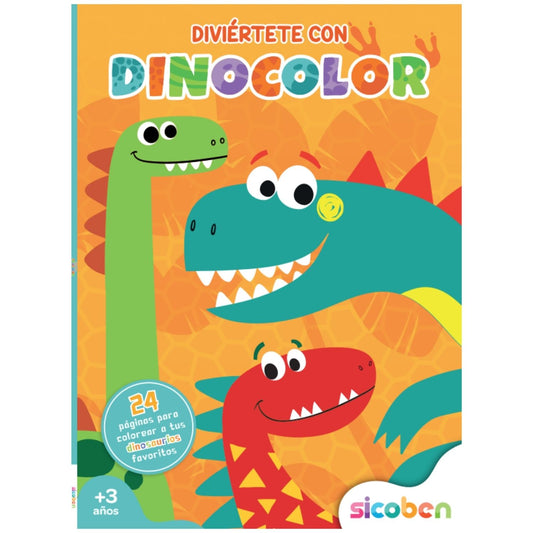 COLOREAR DINOSAURIOS NIÑOS PEQUEÑOS / SICOBEN