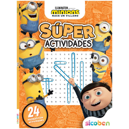 LIBRO DACTIVIDADES 24PAGS MINIONS