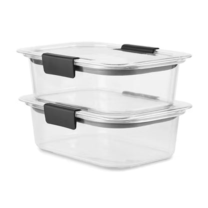 Set 2 Recipientes Rubbermaid 0.7L (3.2 Tazas) con Tapa Hermética