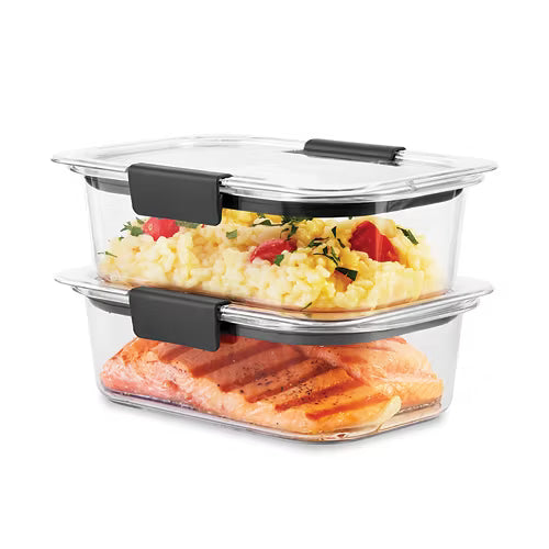 Set 2 Recipientes Rubbermaid 0.7L (3.2 Tazas) con Tapa Hermética