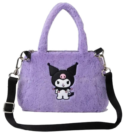 Bolso Duffle de Peluche Kuromi Sanrio F24KM61065