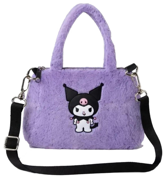 Bolso Duffle de Peluche Kuromi Sanrio F24KM61065