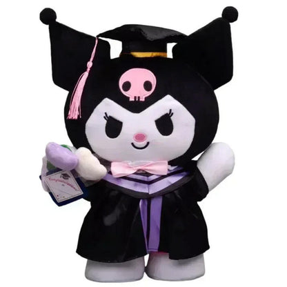 MOCHILA DE PELUCHE SANRIO KUROMI GRADUATION 16" S25KM62979
