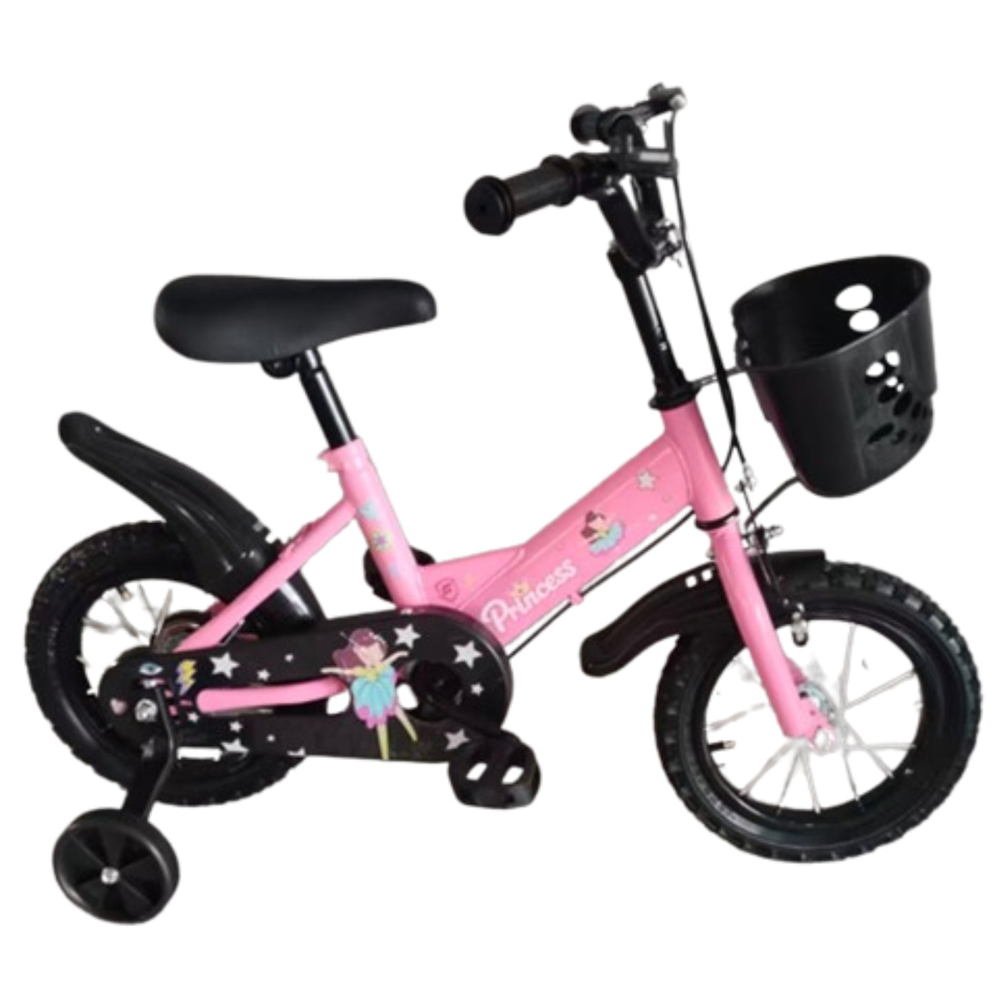 Bicicleta Infantil Aro 12 con Canasta Rosada SDL-51RS
