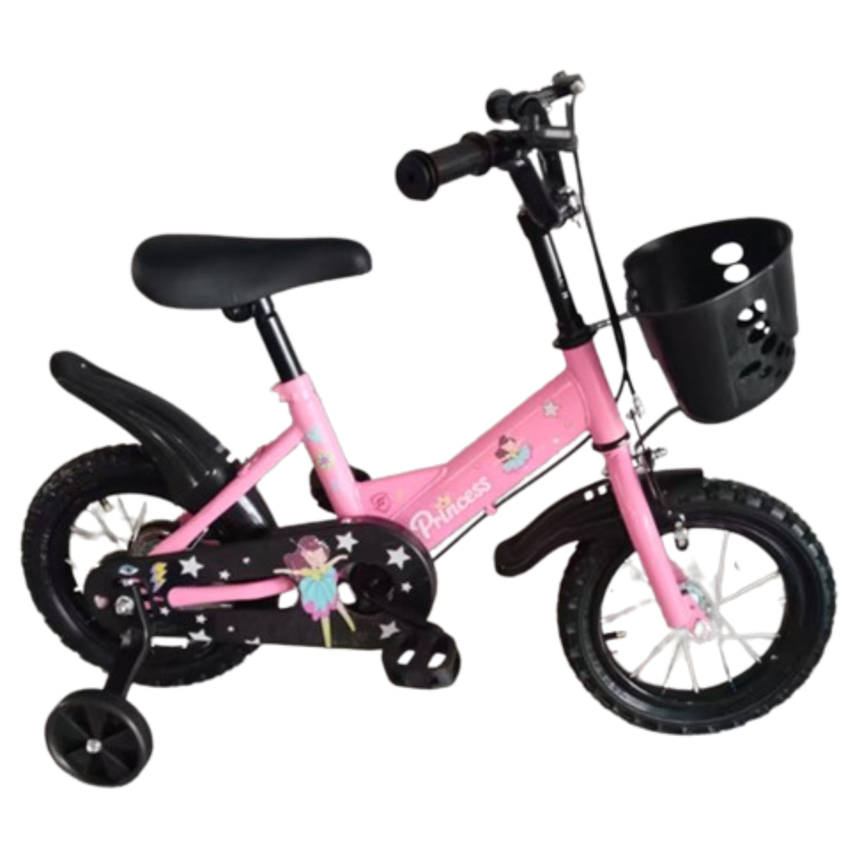 Bicicleta Infantil Aro 12 con Canasta Rosada SDL-51RS