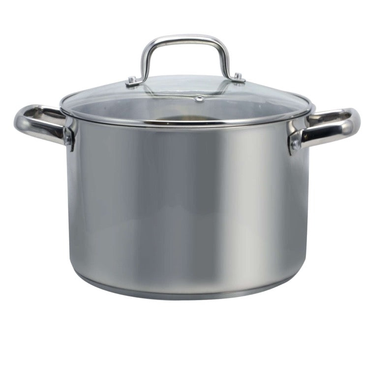 Olla Oster Adenmore 8QT Acero Inoxidable Tapa Vidrio 10811202