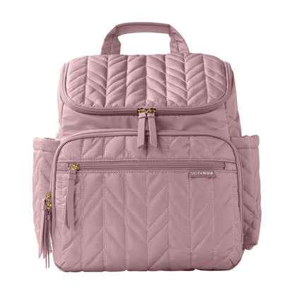 Panalera SKIP*HOP rosa, vista frontal, ideal para organizar artículos de bebé