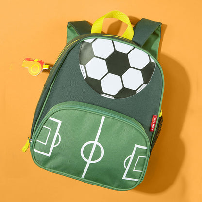 Mochila para Niños Skip Hop Sparks 9O278210 - Diseño Soccer (Fútbol) con Detalles Deportivos