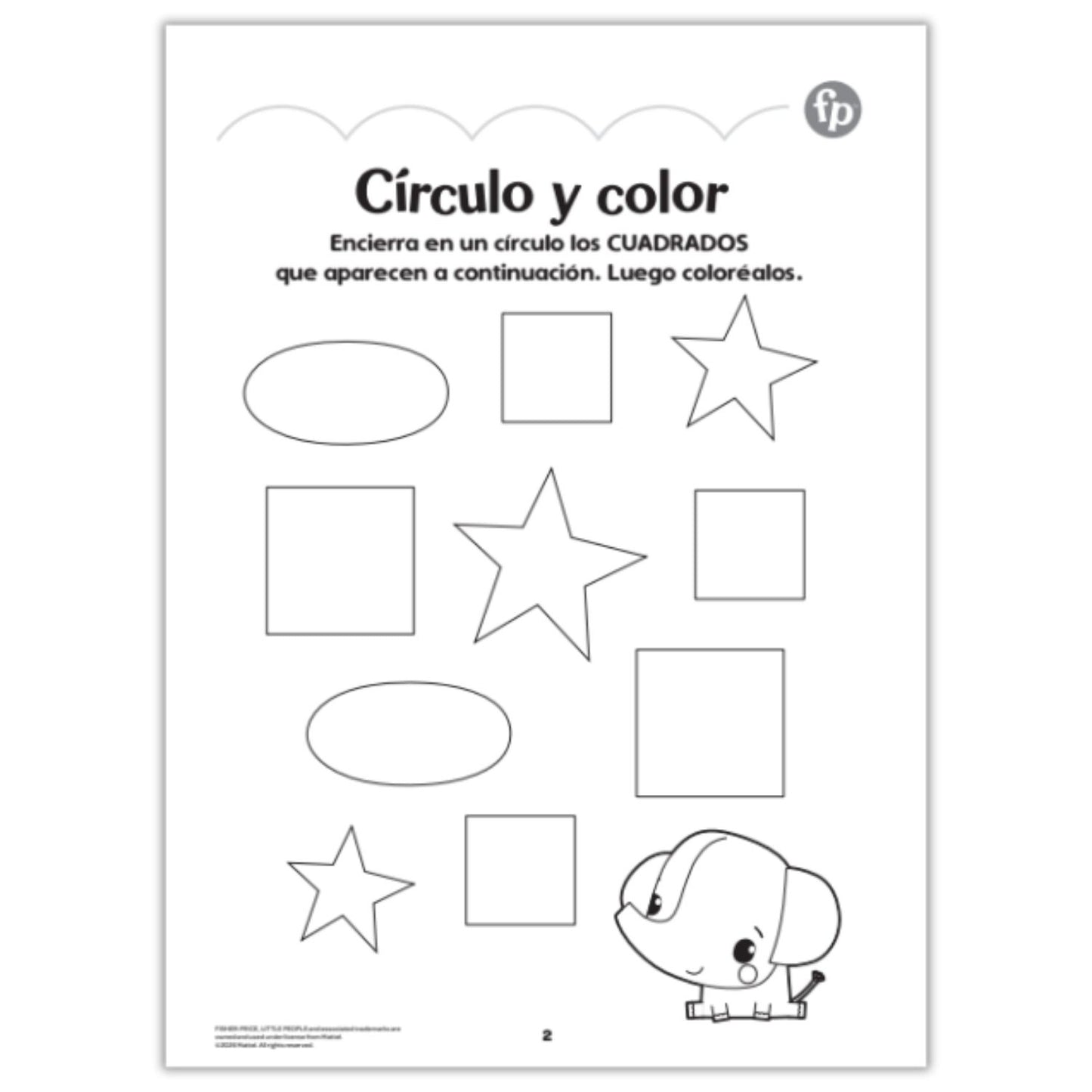Libro Educativo para Bebés Fisher-Price Nivel 1 (MM-M-C-9406)