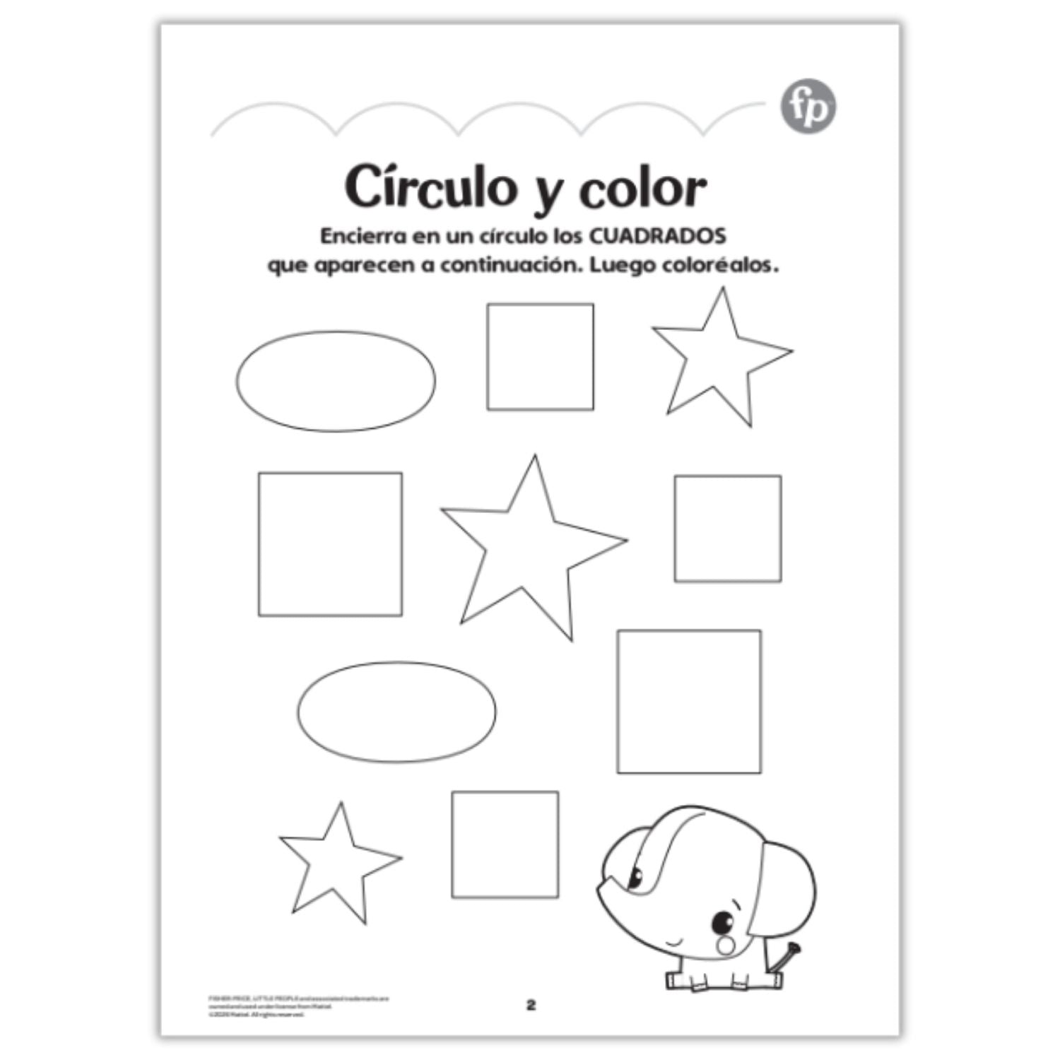 Libro Educativo para Bebés Fisher-Price Nivel 1 (MM-M-C-9406)