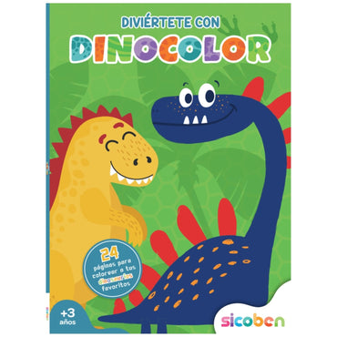 COLOREAR DINOSAURIOS NIÑOS PEQUEÑOS / SICOBEN