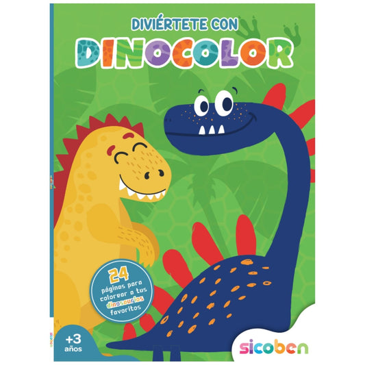 COLOREAR DINOSAURIOS NIÑOS PEQUEÑOS / SICOBEN