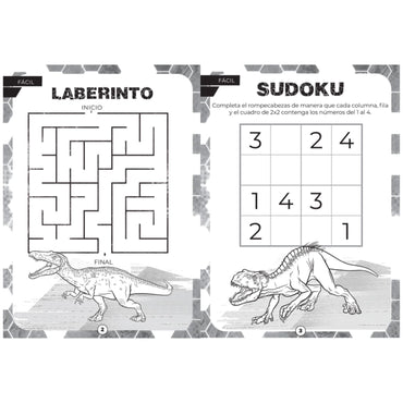 LIBRO DACTIVIDADES 24PAGS JURASSIC W S