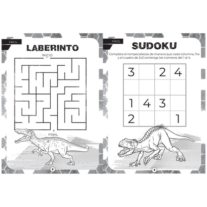 LIBRO DACTIVIDADES 24PAGS JURASSIC W S