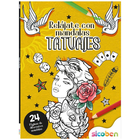 Libro de Mandalas "Encuentra la Paz en el Arte" Vol. 1 - 80 Páginas