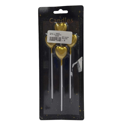 SET OF 4 ASSORTED CANDLES
