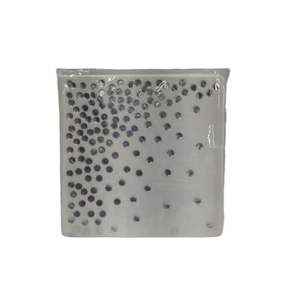 SET OF 20 METALLIC COLORED NAPKINS
