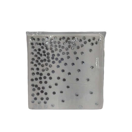 SET OF 20 METALLIC COLORED NAPKINS