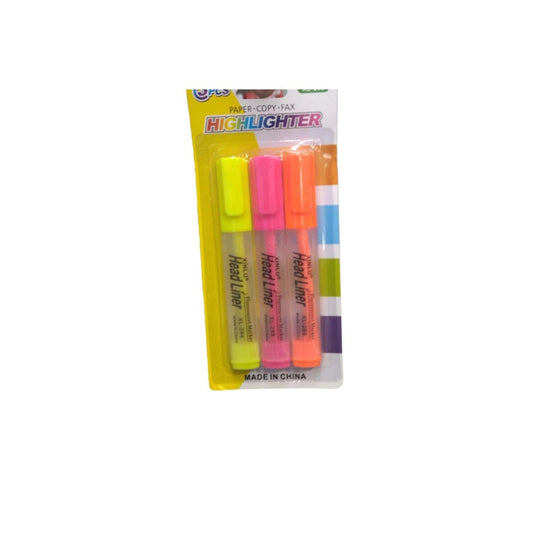 SET OF 3 HIGHLIGHTERS