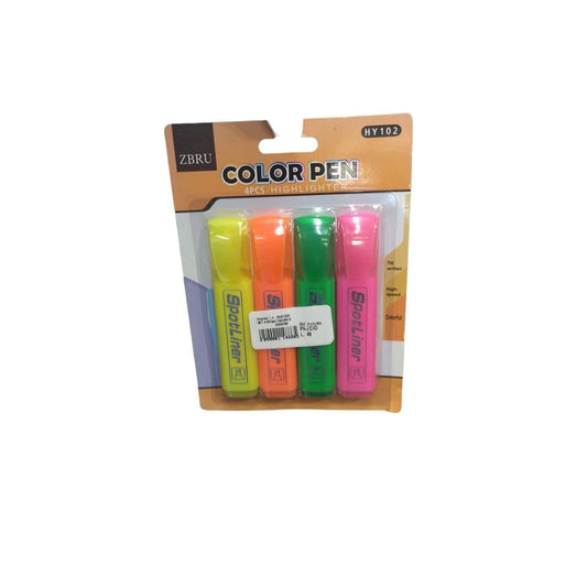 SET OF 4 HIGHLIGHTERS