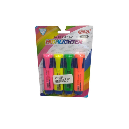 SET OF 4 HIGHLIGHTERS