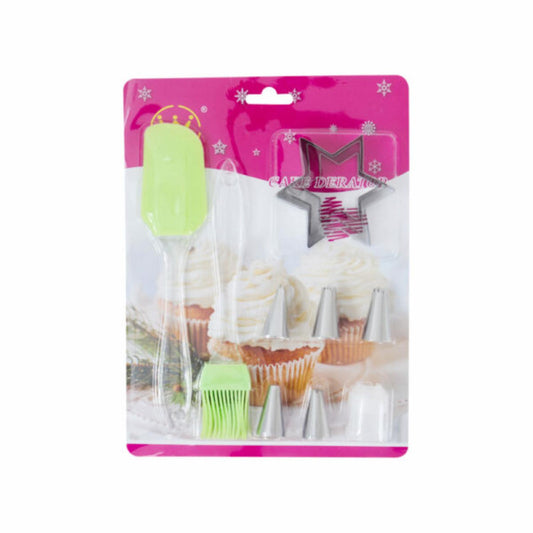 SET OF TIPS FOR PASTRY PIPE BAGS AND MOLDS
