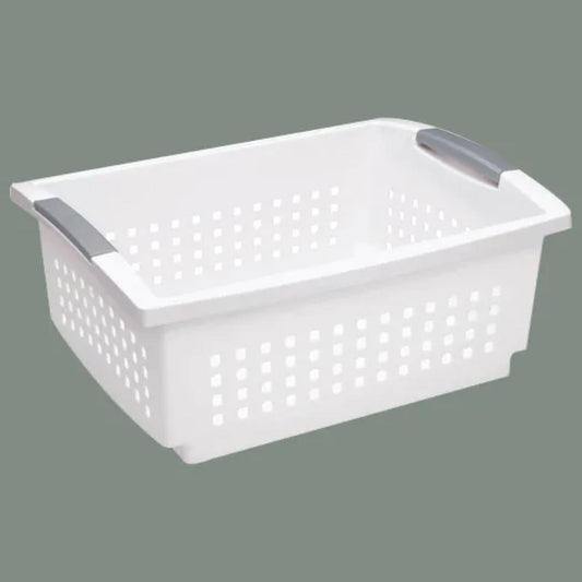 CANASTA RECT. 23.5X7.5X6CM BLANCO