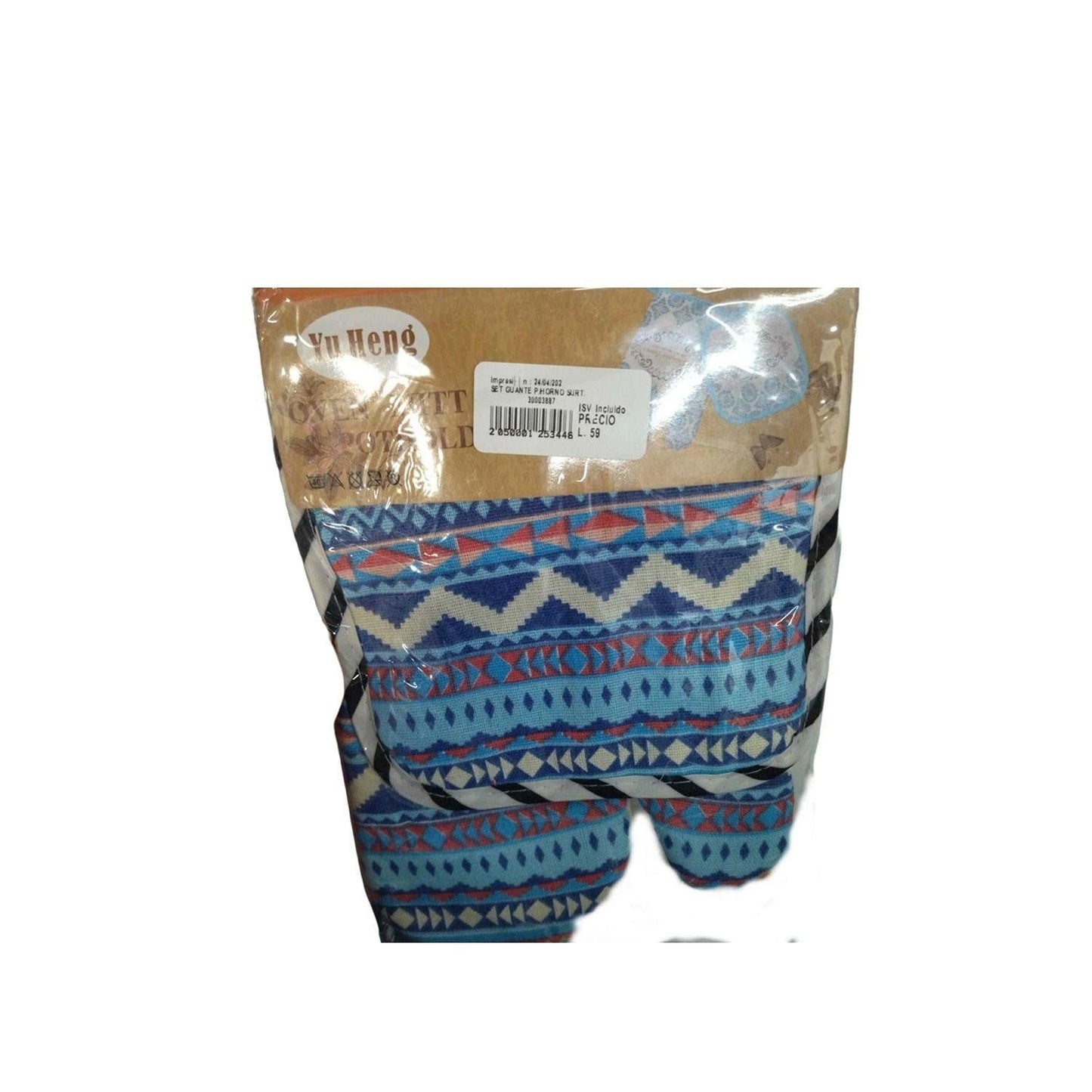 SET GUANTE P/HORNO SURT.