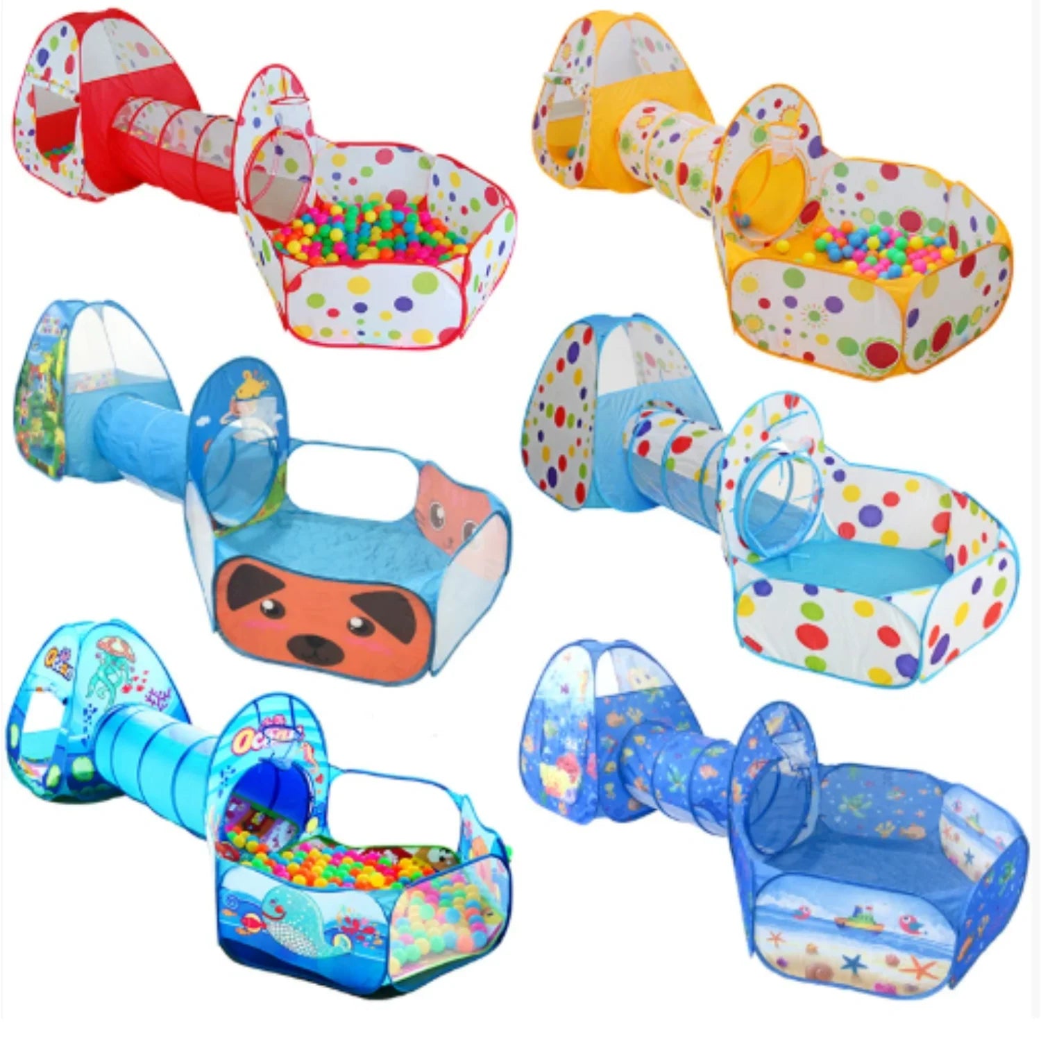 Children's Play Tunnel Assortment