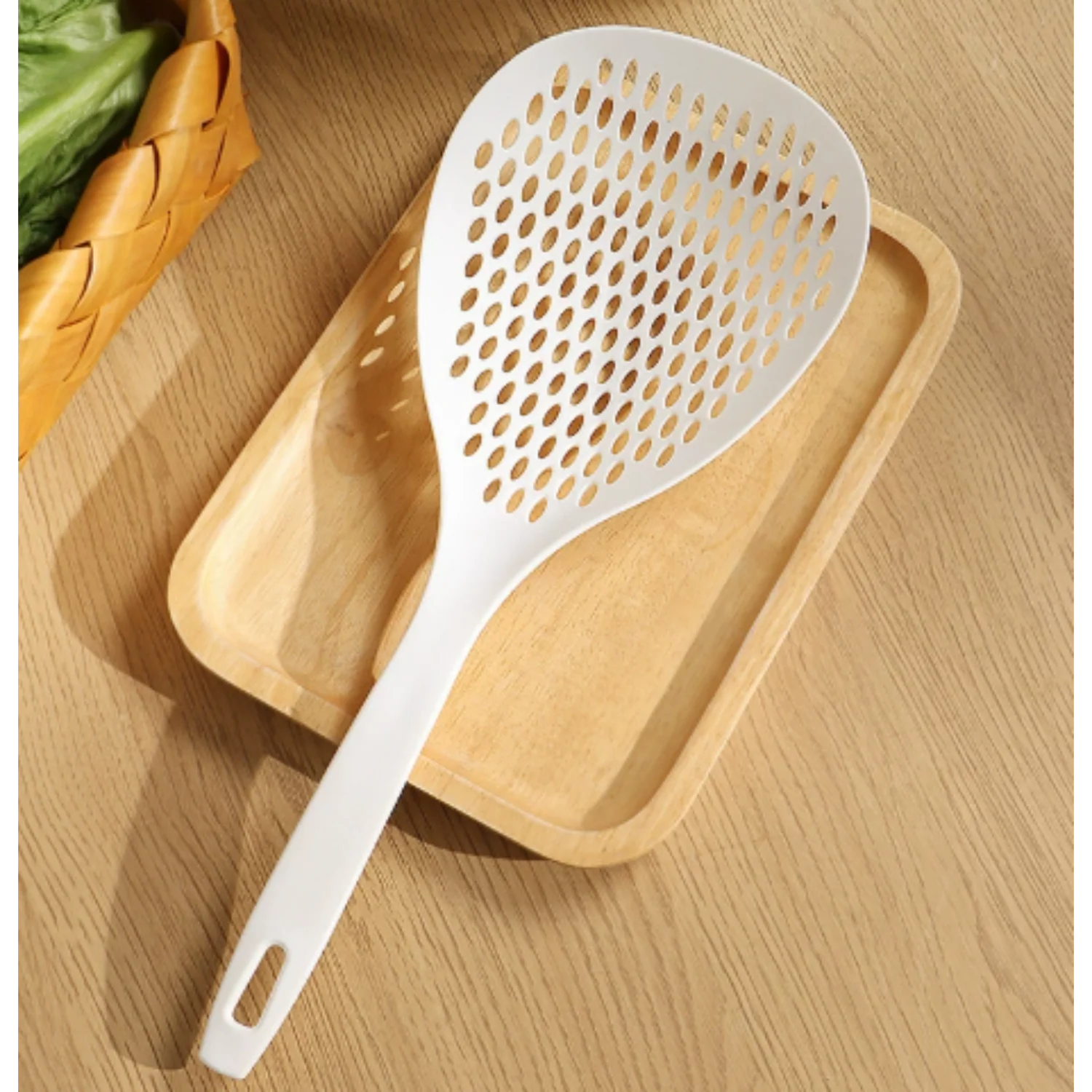 Cucharon Colador Plastico