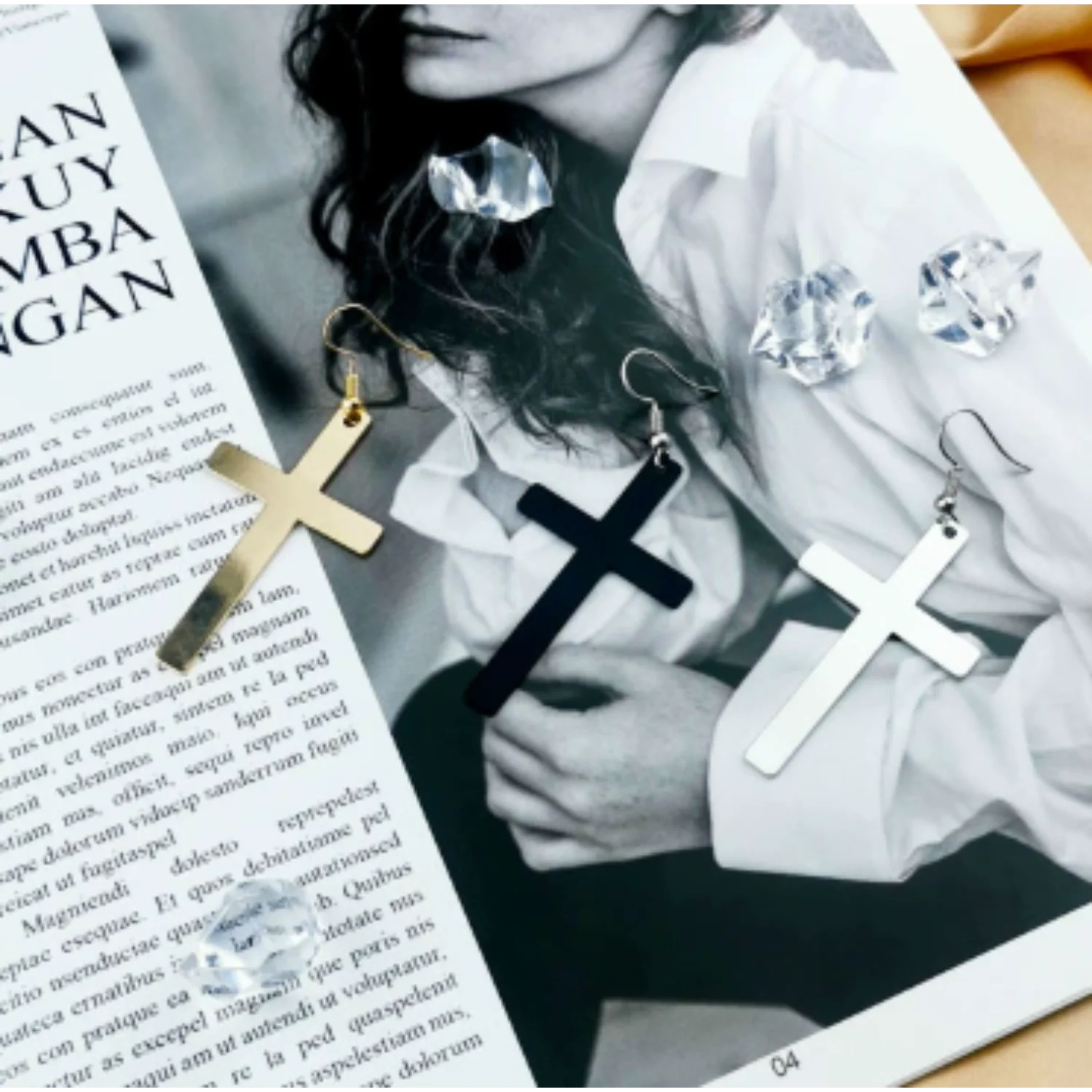 Aritos P/Dama Surt. Cruz