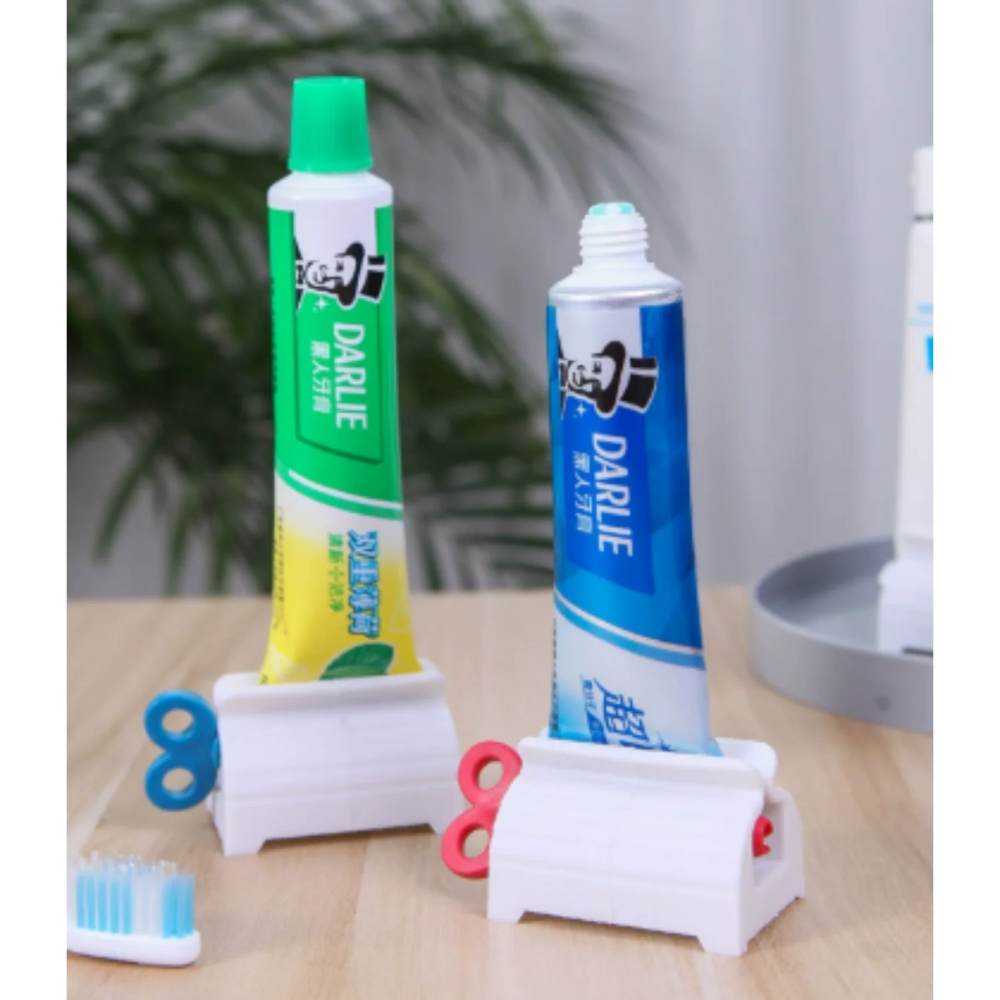 Set 2Pzs Dispensador D/Pasta Dental