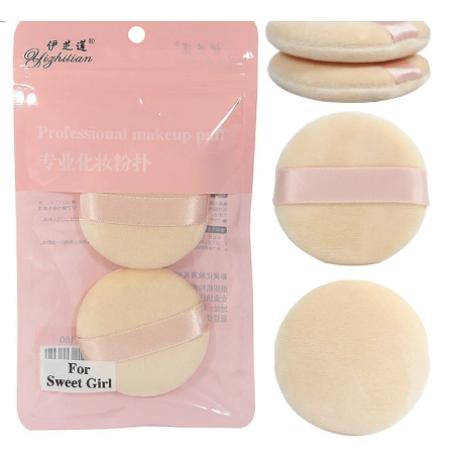 Set 2Pzs Esponja P/Maquillaje