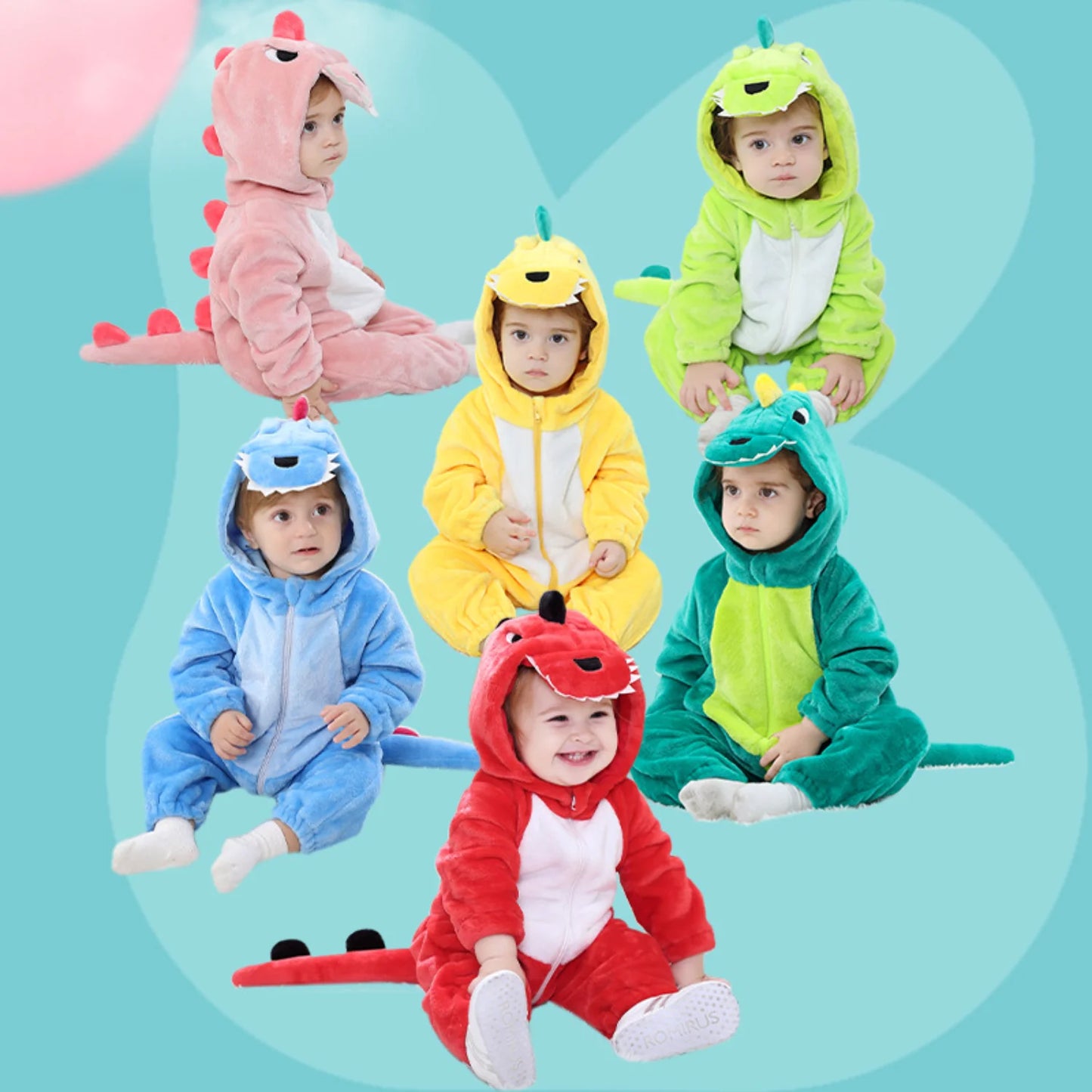 Pijama Dinosaurio P/Bebe Surt.