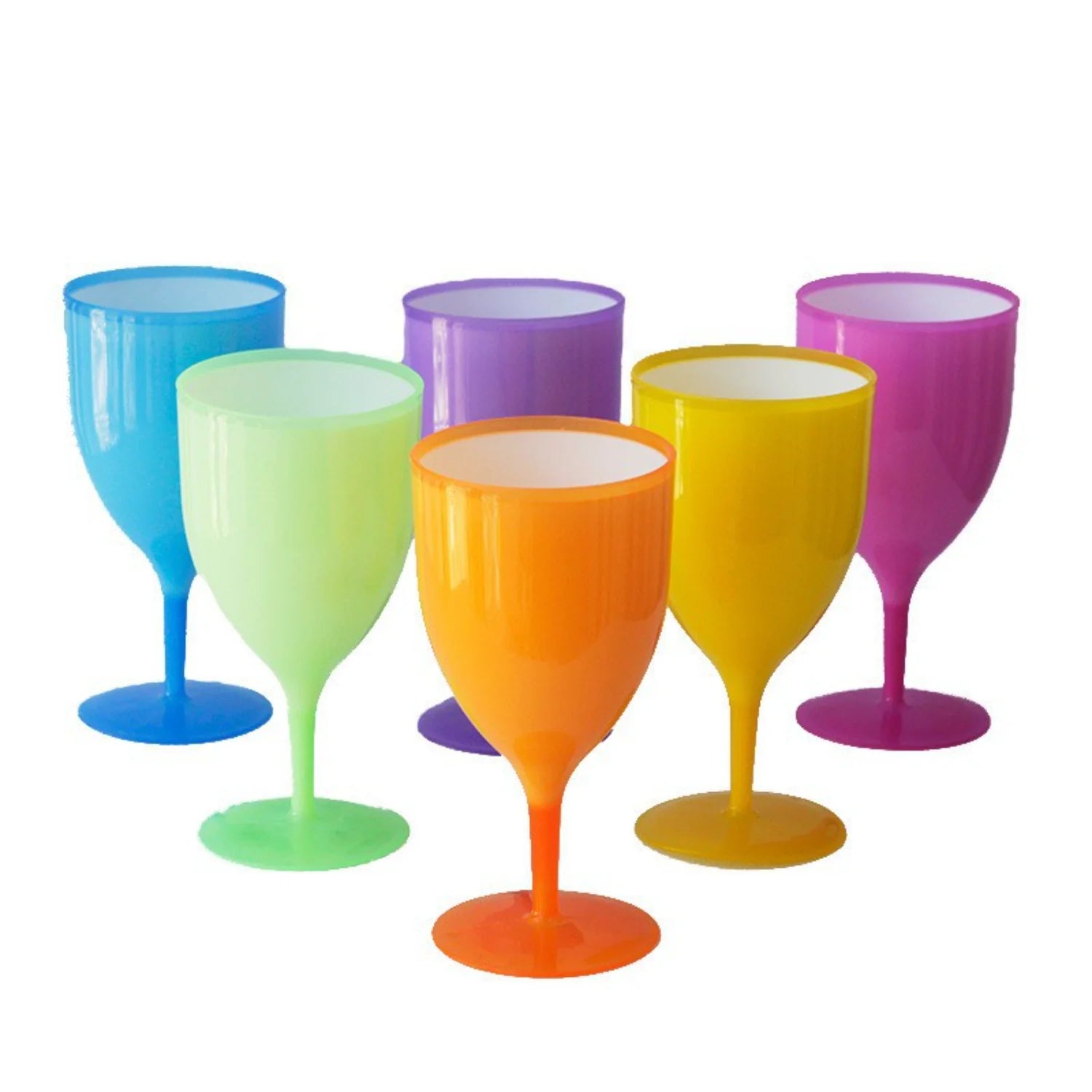 Set 6 Copas Plasticas Surt.