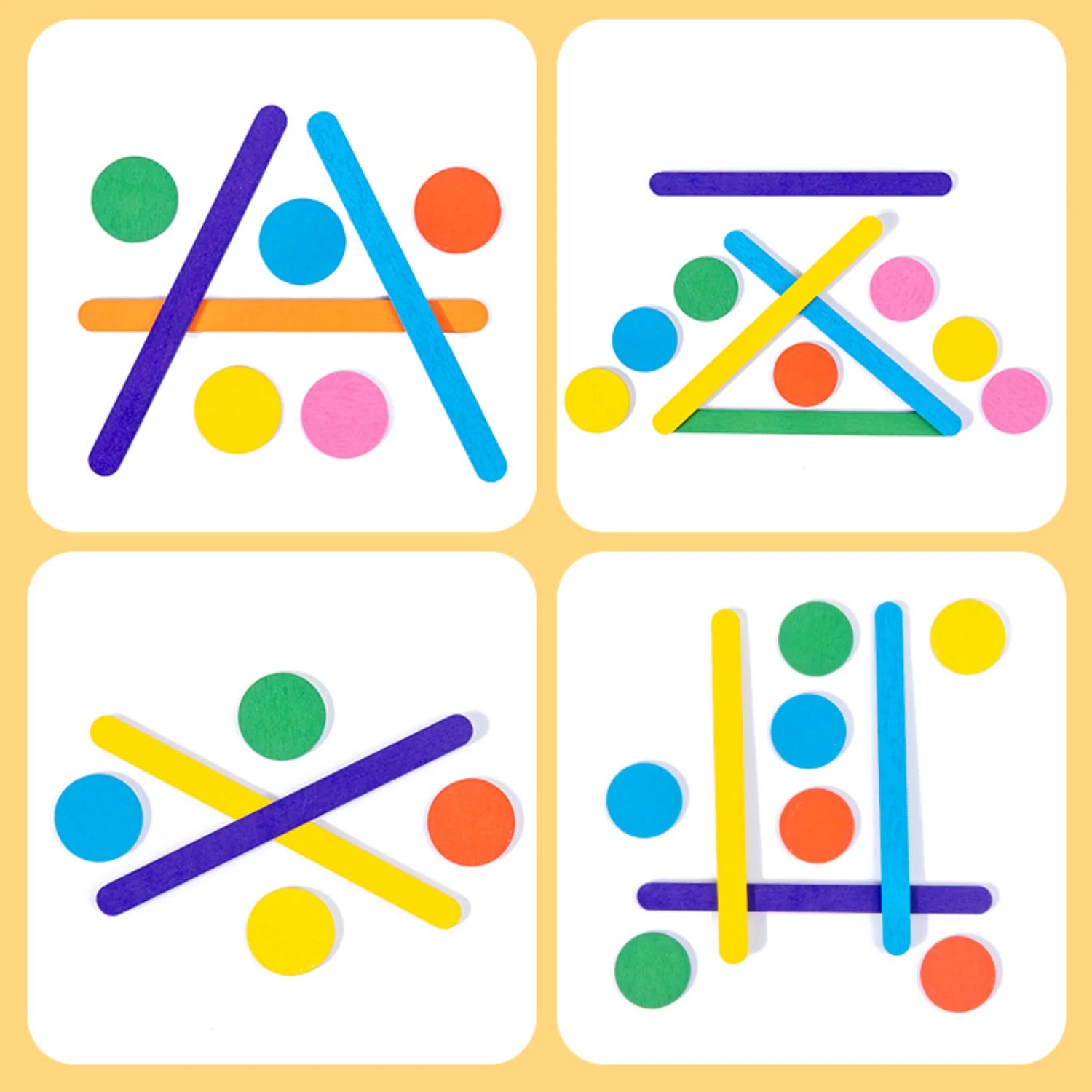 Juego Didactico D/Patrones Palitos
