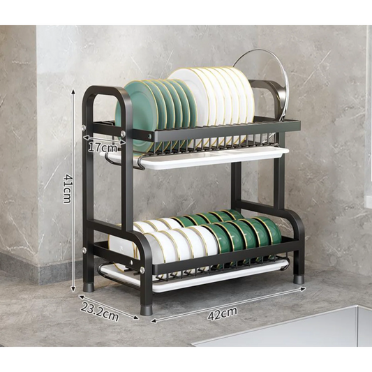 Dish Drainer 2 Levels 42X23X41Cm