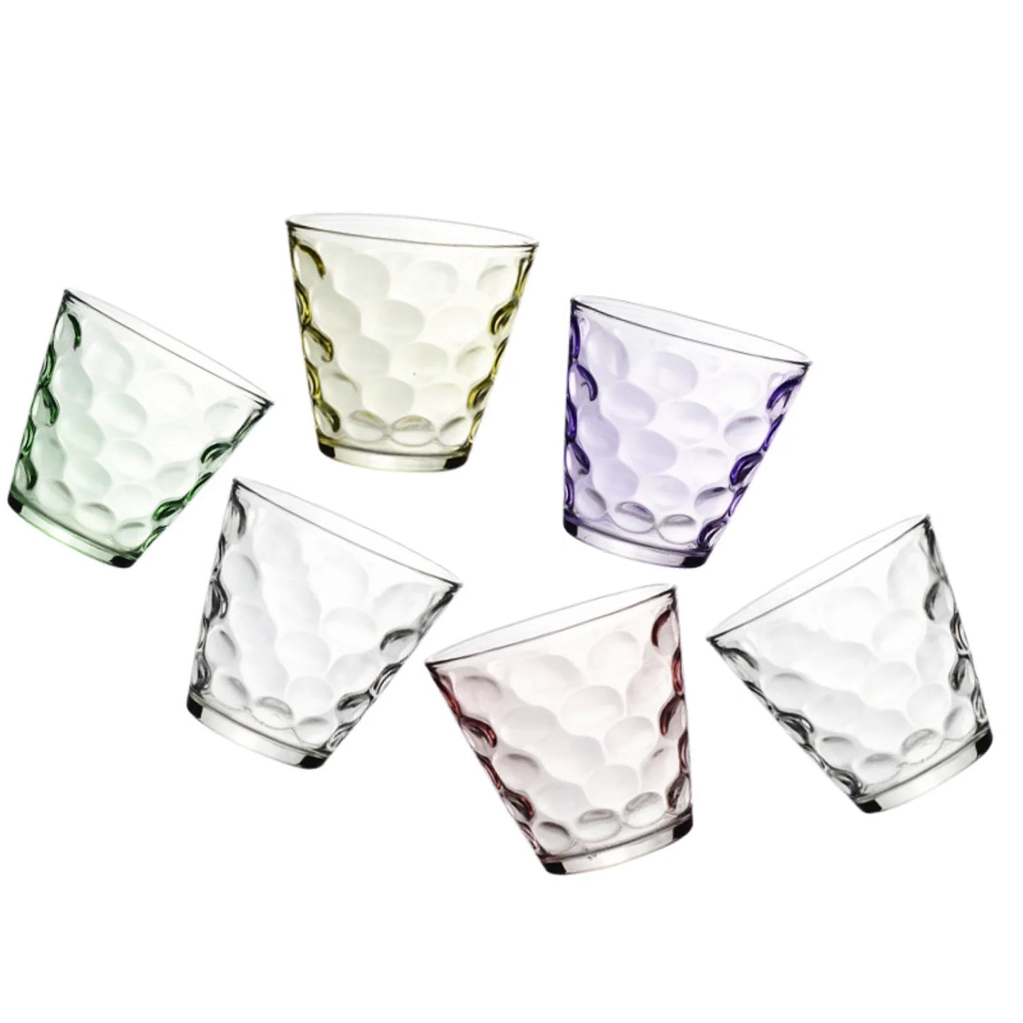 Set 6 Vasos D/Vidrio 180Ml