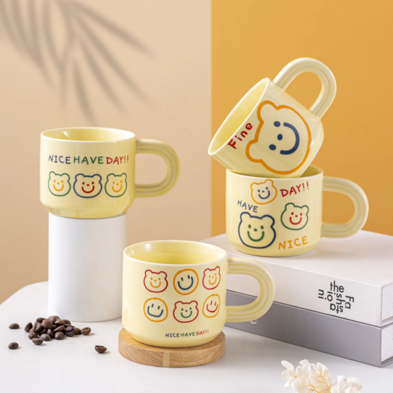 Ceramic Mug 320ml Assorted.