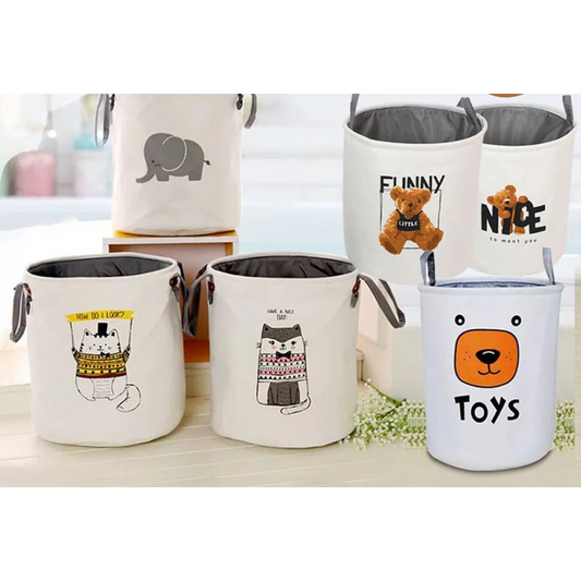 Foldable Laundry Basket 36X38Cm Assorted.