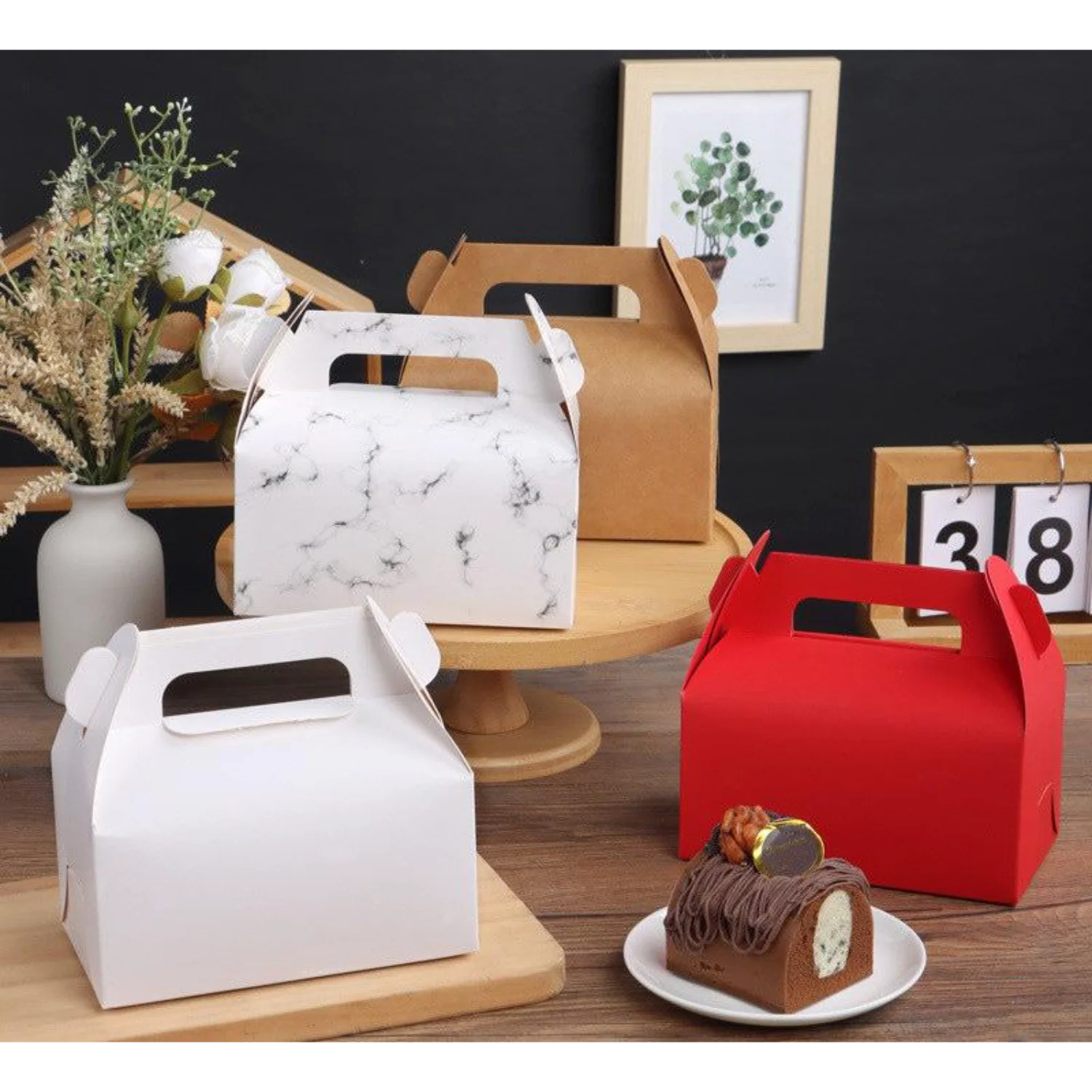 Caja P/Dulces 10Pzs 16X9X8Cm Surt.