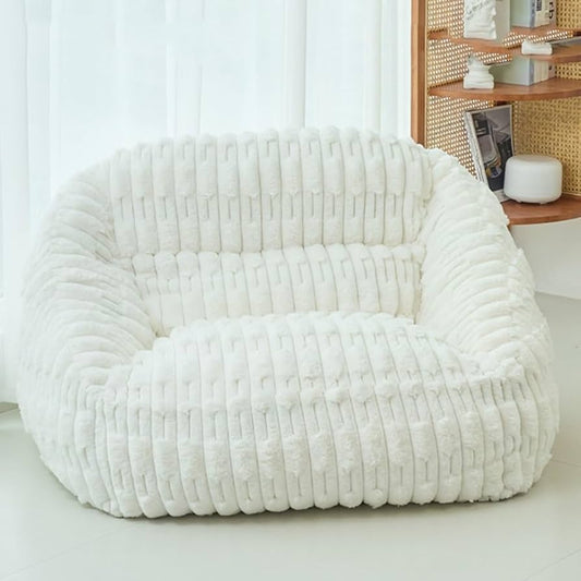 Sillón de Compresión SXBCyan J514-47 100x100x70 cm Blanco Lavable con Relleno de Poliestireno