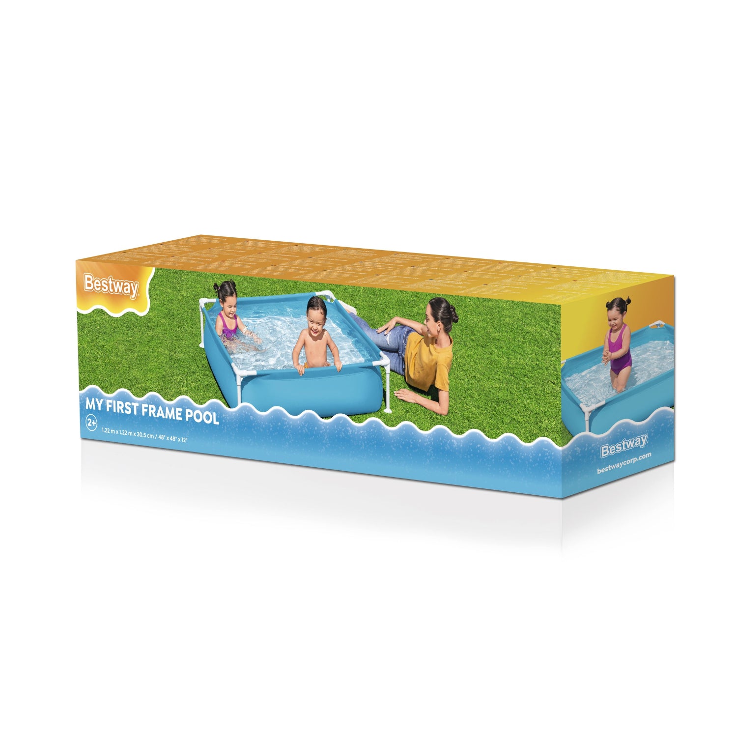 Piscina Infantil Cuadrada 48″x48″x12″ Bestway 56217