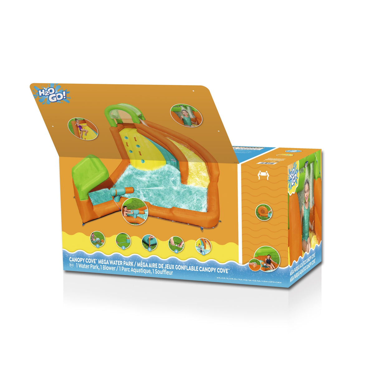 MEGAPARQUE ACUATICO INFLABLE 4.26X3.69M