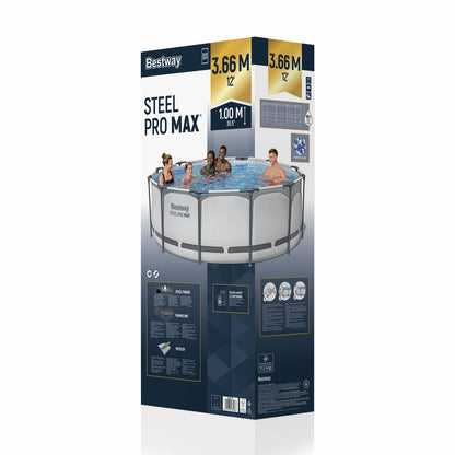 PISCINA CON TUBOS REDONDA 12X39.5