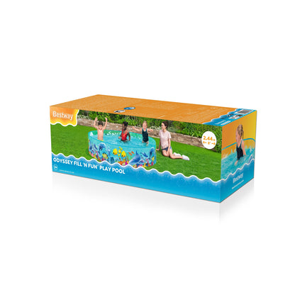 PISCINA CON DISENOS MARINOS DE 96 X18