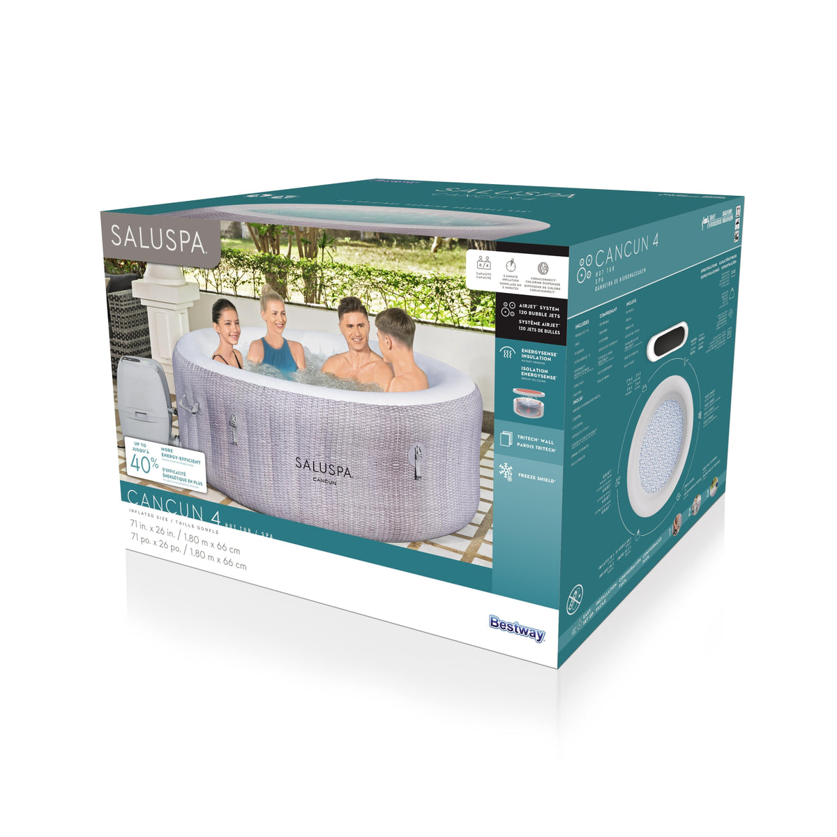 BESTWAY JACUZZI CANCUN 71X26X66CM