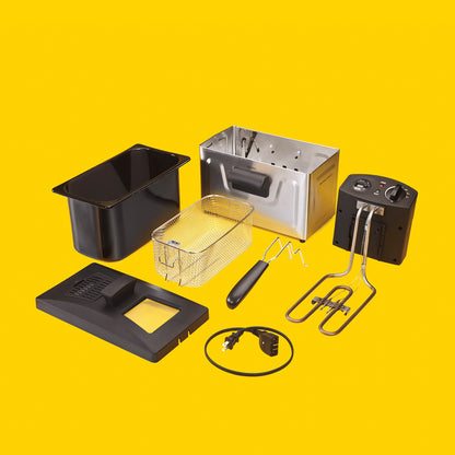 FREIDORA PRO 8 TAZAS NEGRA