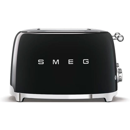 TOSTADORA SMEG DE 4 REBANADAS ESTILO 50'S | COLOR NEGRO - MODELO TSF03BLUS