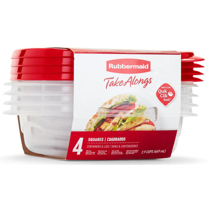 Set de Recipientes Rubbermaid 4 Pzs 29 Tazas (2086751)